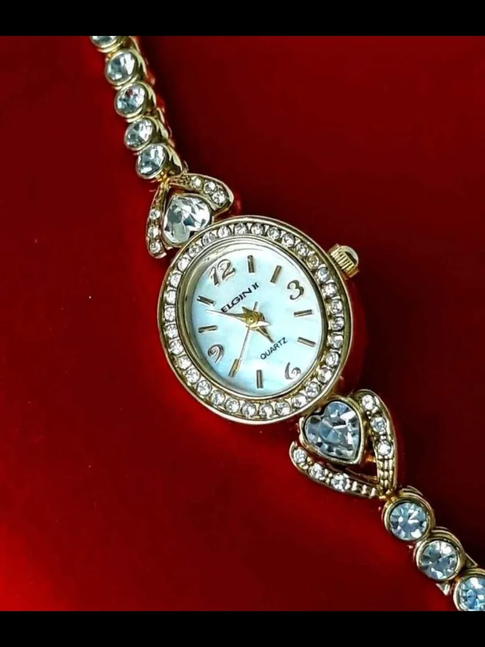 Rare Citizen Gold Crystal Accent Women’s Quartz Bracelet Watch